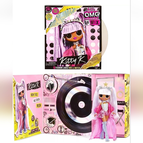 LOL Surprise! OMG Remix Kitty K Fashion Doll & Accessories 25 Surprises New Toy - Picture 1 of 2